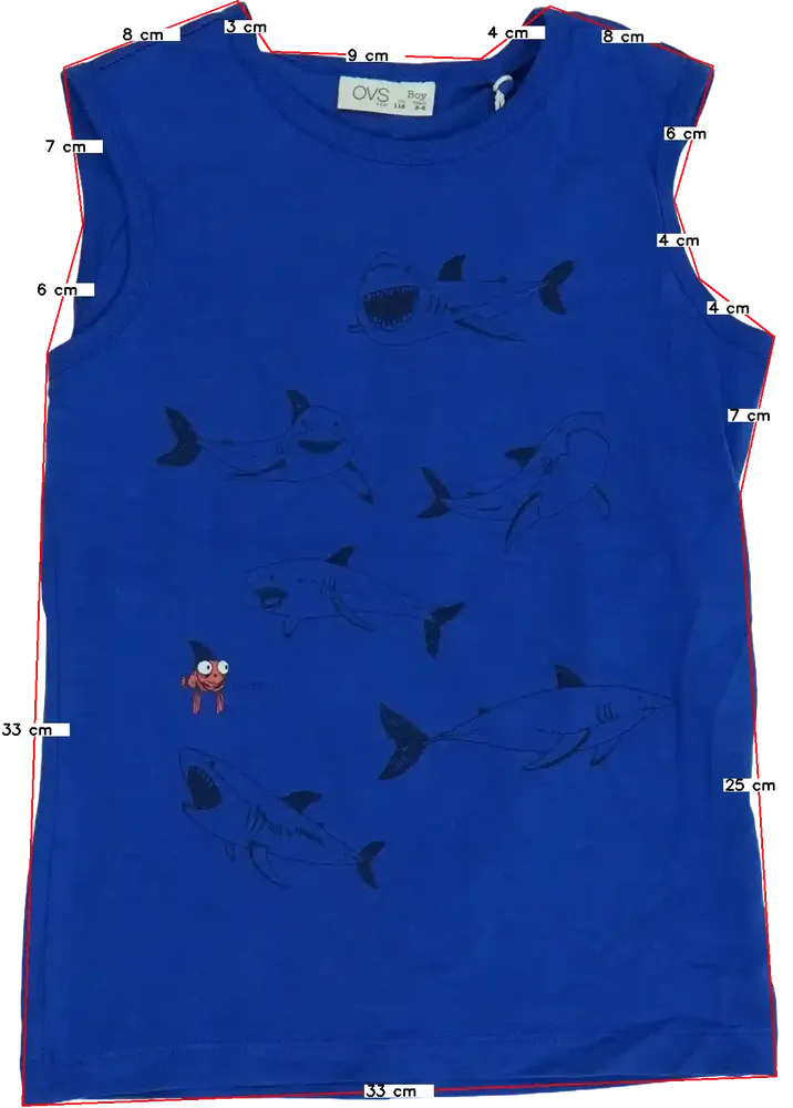 Kék OVS Fiú / Férfi atléta EU 116 / UK 6 év / US 6 év/S