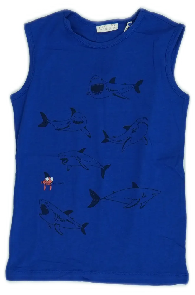 Kék OVS Fiú / Férfi atléta EU 128 / UK 8 év / US 8 év/M