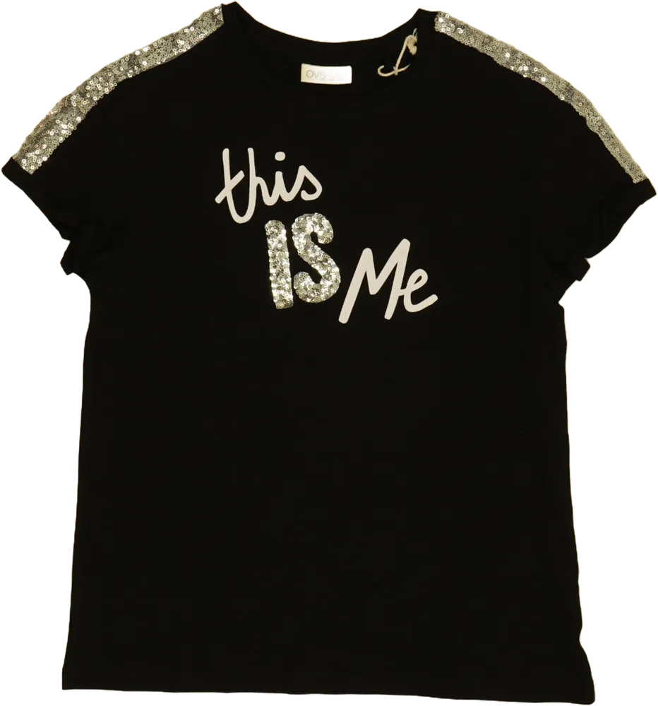 Fekete OVS Póló EU 146 / UK 11 év / US 12 év/L