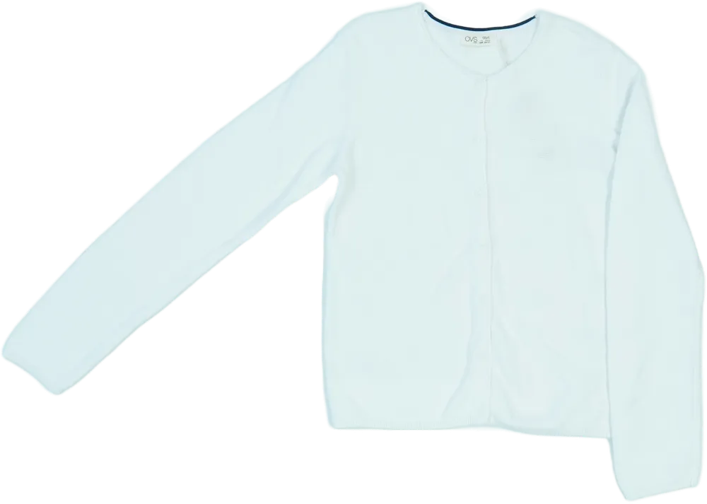 Fehér OVS Kardigán EU 146 / UK 11 év / US 12 év/L