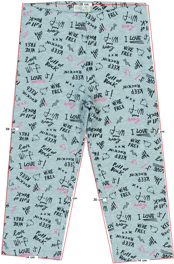 Szürke OVS Leggings EU 152 / UK 12 év / US 12 év/L