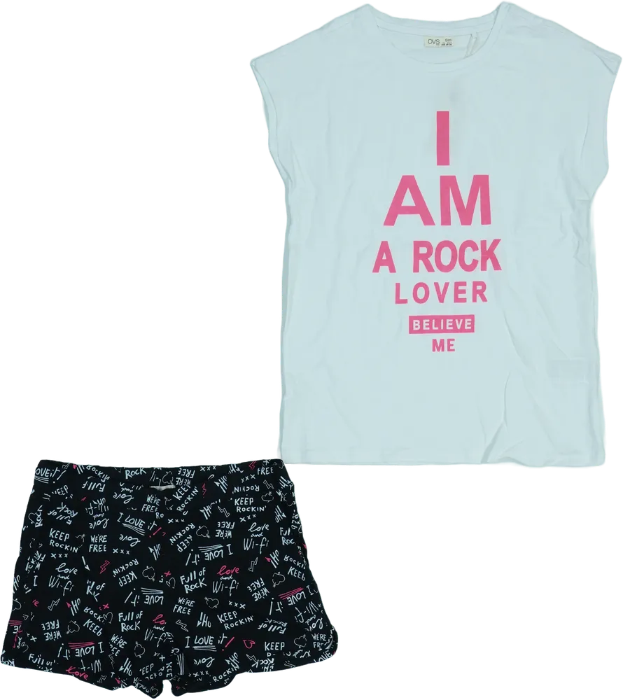 White OVS 2-piece set - Top &amp; Bottom EU 164 / UK 14 years / US 14 years/XL