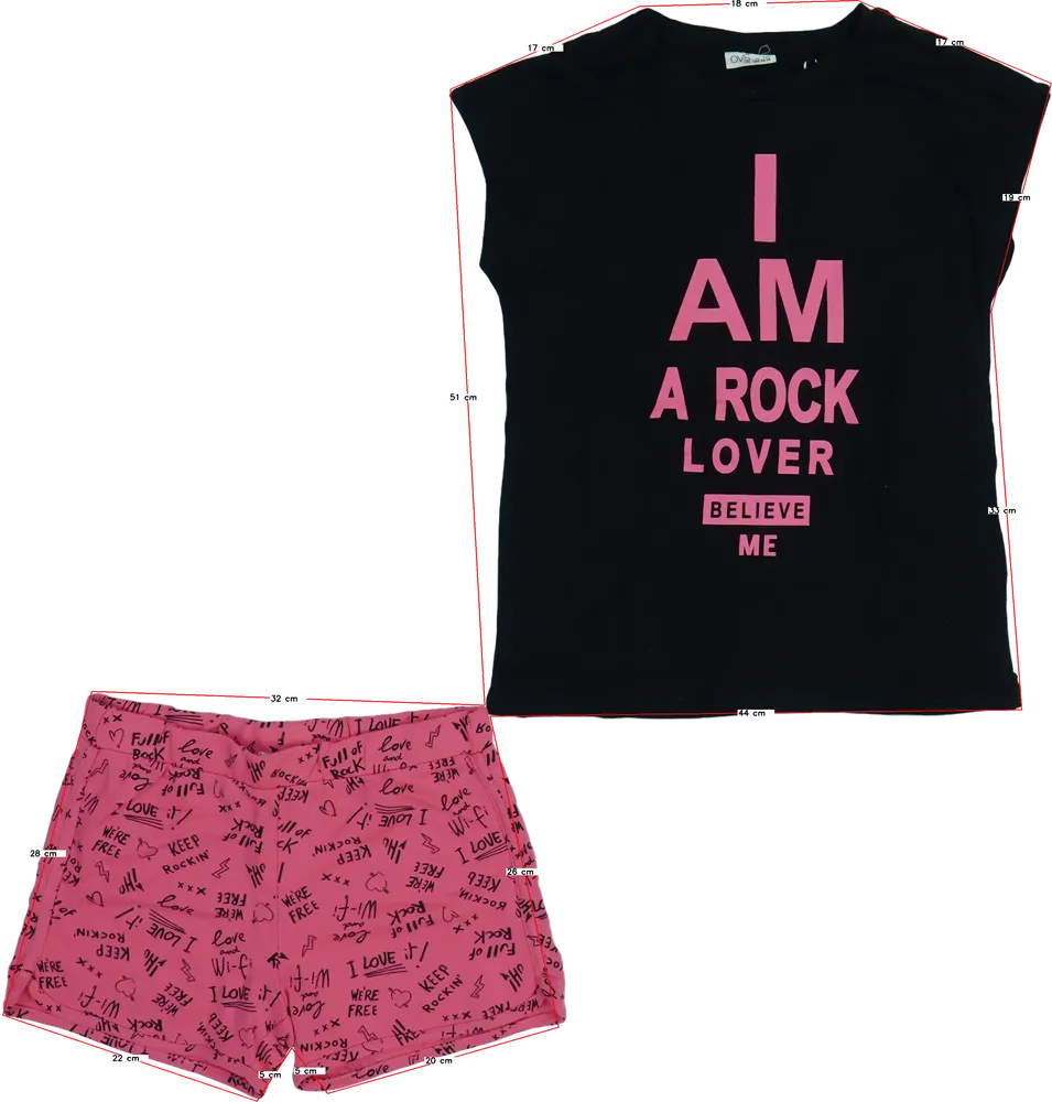 Fekete OVS 2 részes szett - Felsőruházat és nadrág EU 158 / UK 13 év / US 14 év/XL