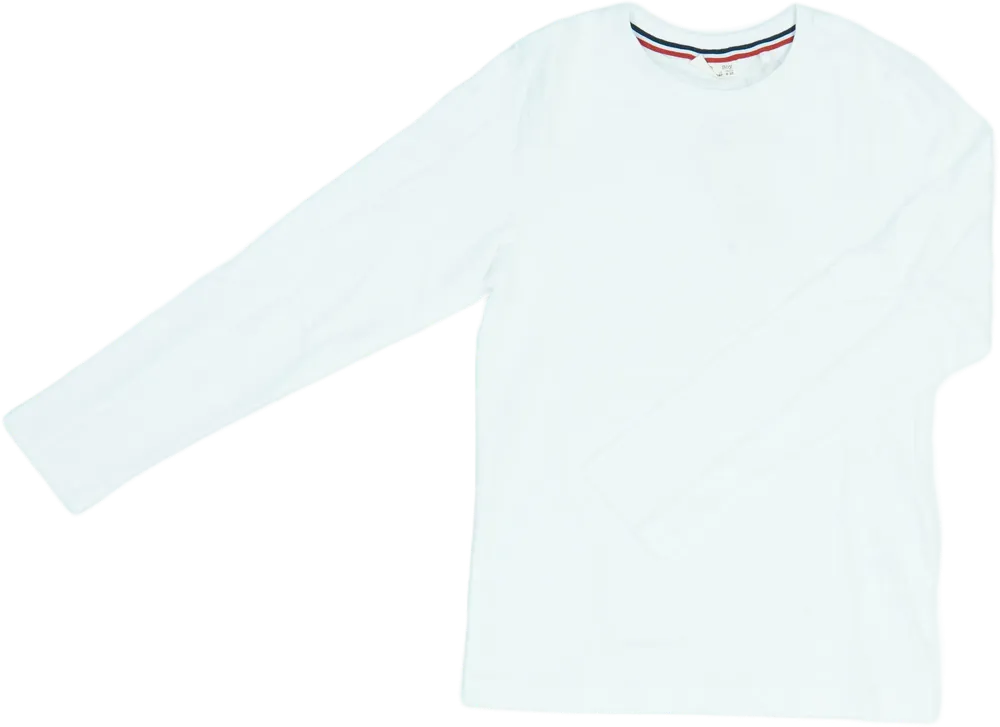 Fehér OVS Hosszú ujjú felső EU 140 / UK 10 év / US 10 év/L