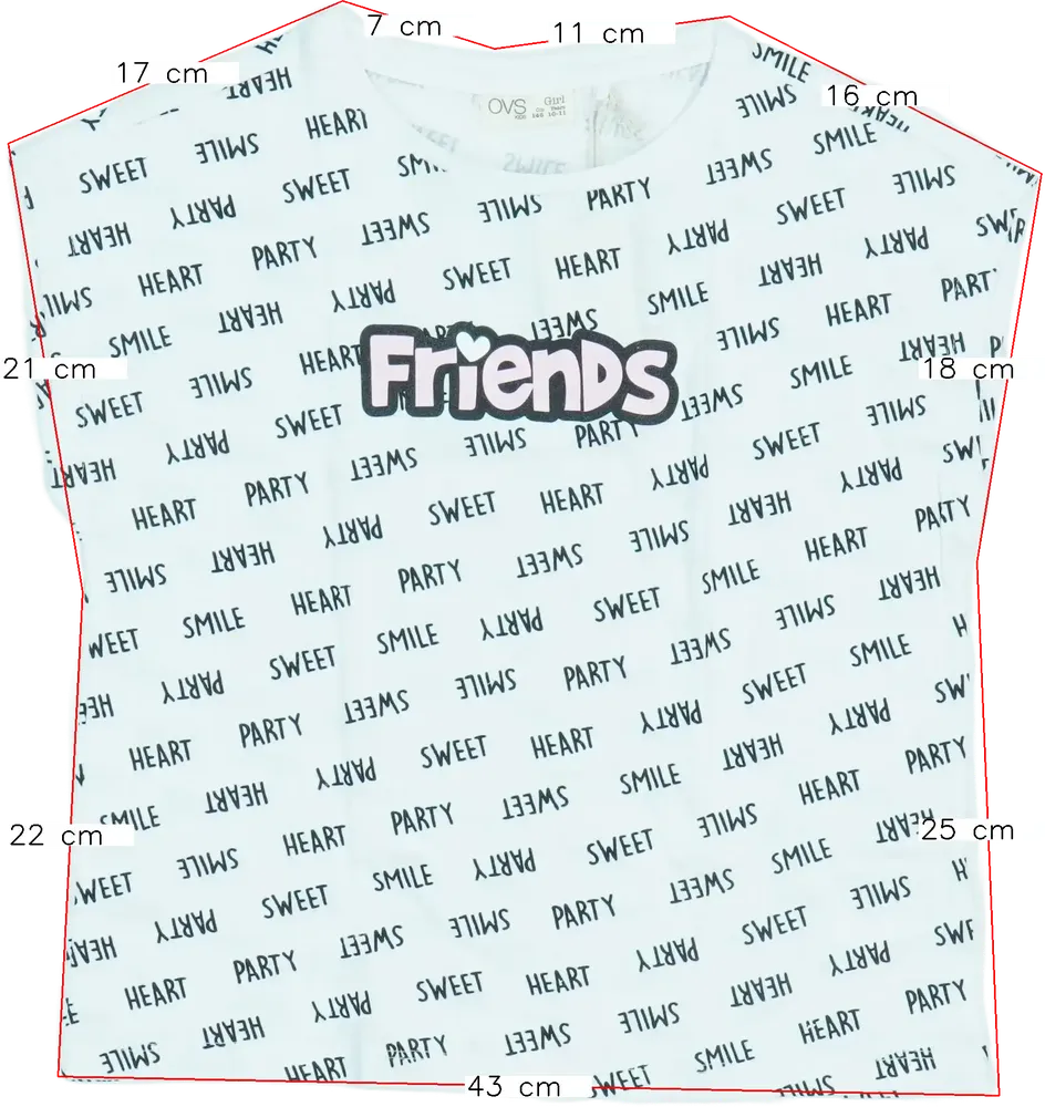 Fehér OVS Póló EU 146 / UK 11 év / US 12 év/L