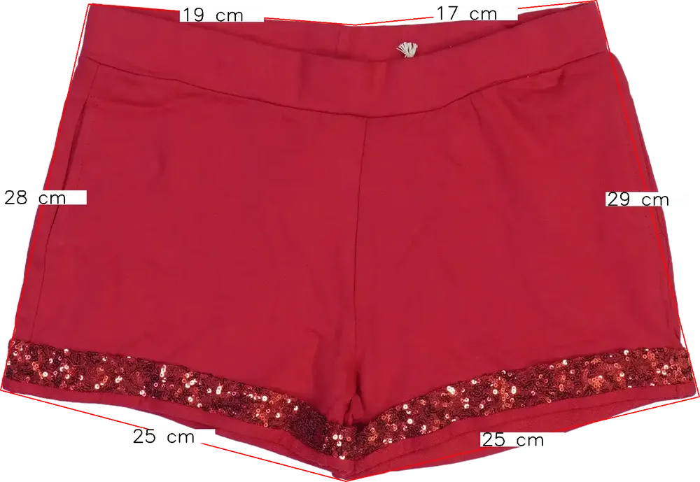 Piros OVS Rövidnadrág EU 170 / UK 15 év / US XL