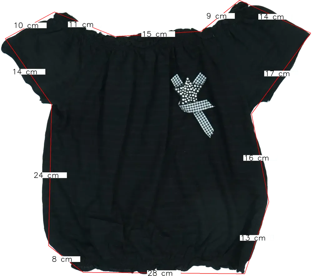 Fekete OVS Blúz EU 152 / UK 12 év / US 12 év/L