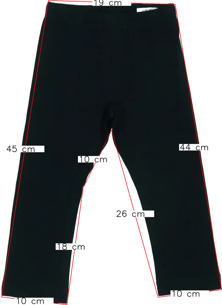 Fekete OVS Leggings EU 104 / UK 4 év / US 4T/XS