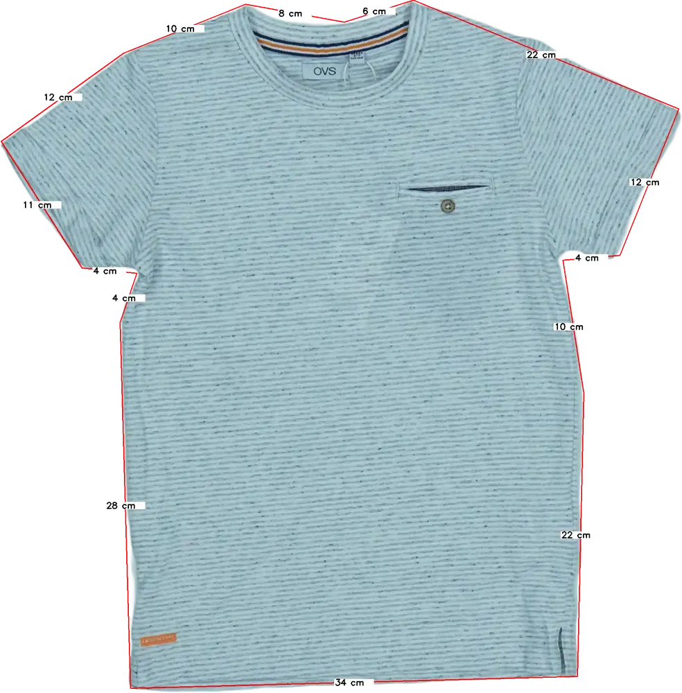 Szürke OVS Póló EU 122 / UK 7 év / US 7 év/M