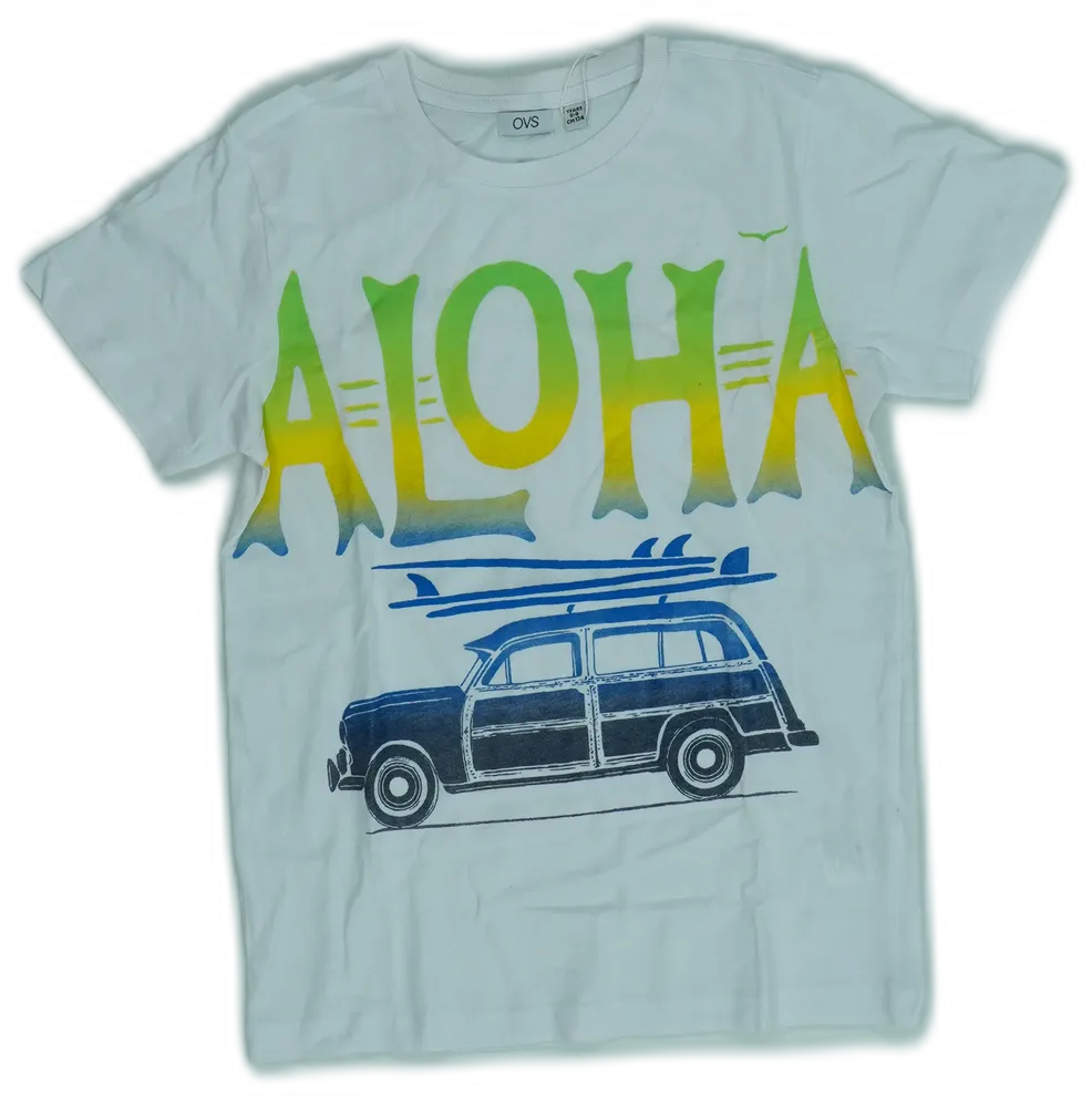 Fehér OVS Póló EU 134 / UK 9 év / US 9 év/L