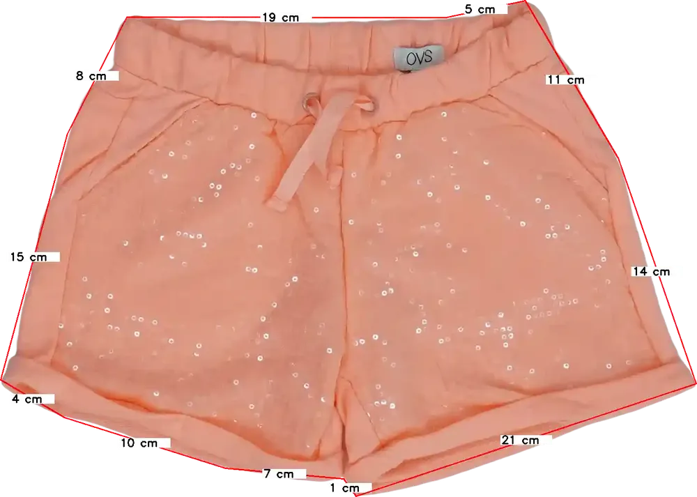 Rózsaszín OVS Rövidnadrág EU 122 / UK 7 év / US 7 év/M