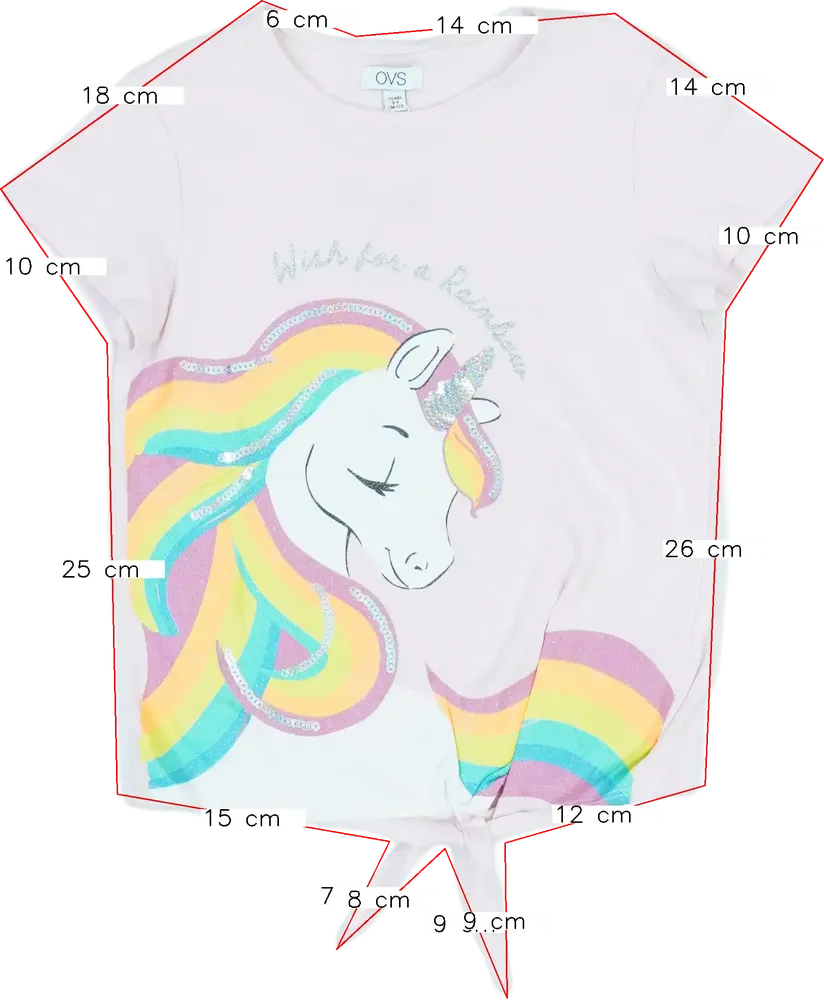 Rózsaszín OVS Póló EU 134 / UK 9 év / US 9 év/L