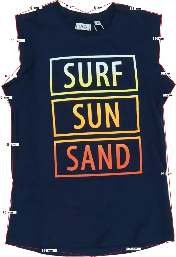 Kék OVS Fiú / Férfi atléta EU 128 / UK 8 év / US 8 év/M