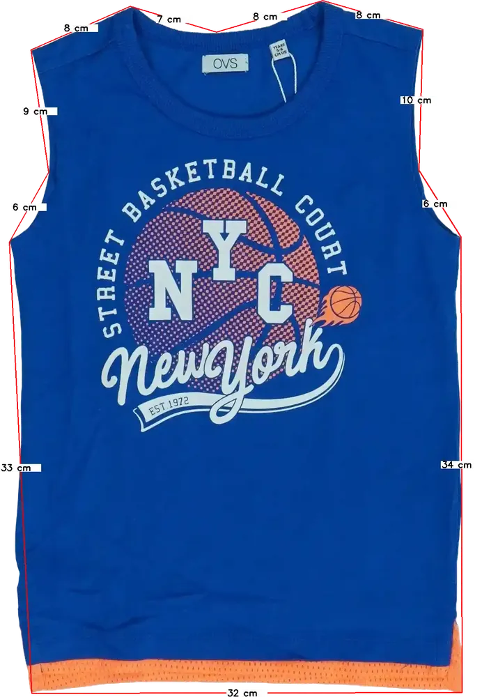 Kék OVS Fiú / Férfi atléta EU 116 / UK 6 év / US 6 év/S