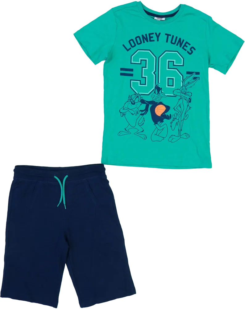 Multicoloured Looney Tunes 2-piece set - Top &amp; Bottom EU 134 / UK 9 years / US 9 years/L