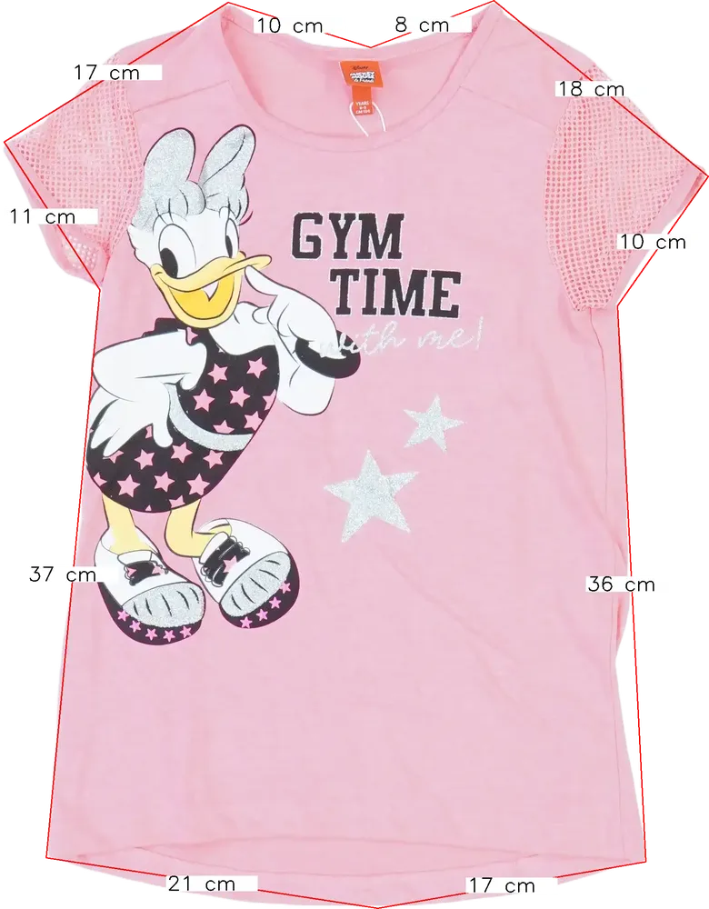 Rózsaszín Disney Póló EU 134 / UK 9 év / US 9 év/L