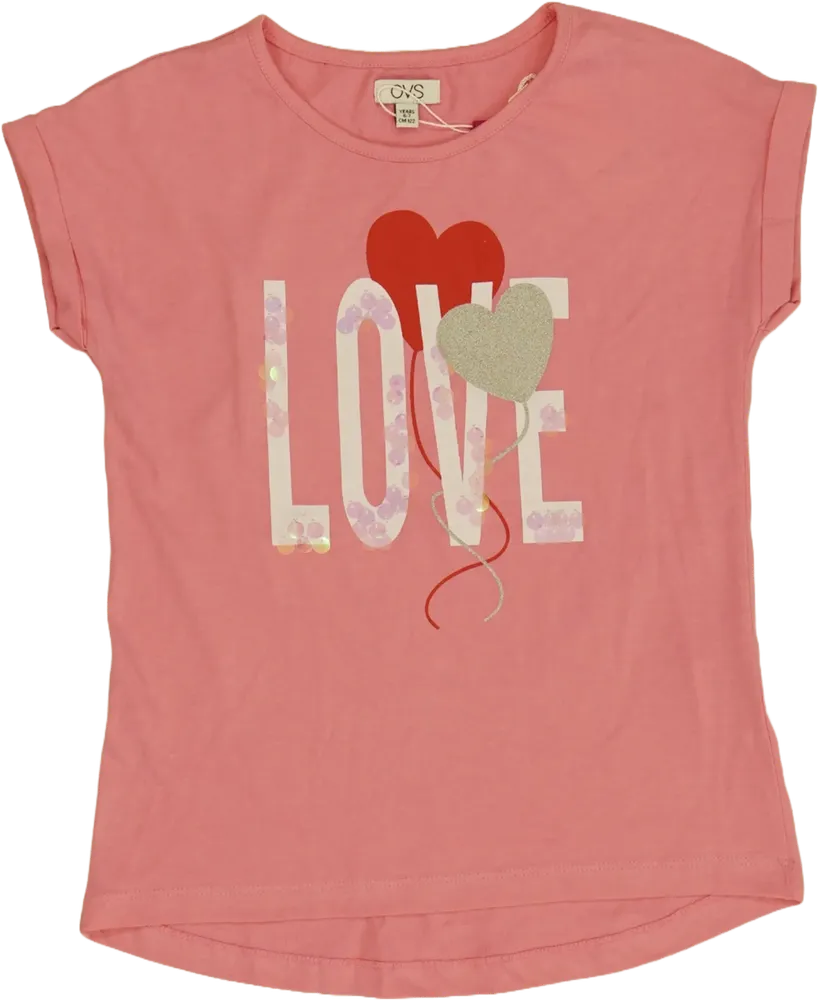Rózsaszín OVS Póló EU 110 / UK 5 év / US 5 év/XS
