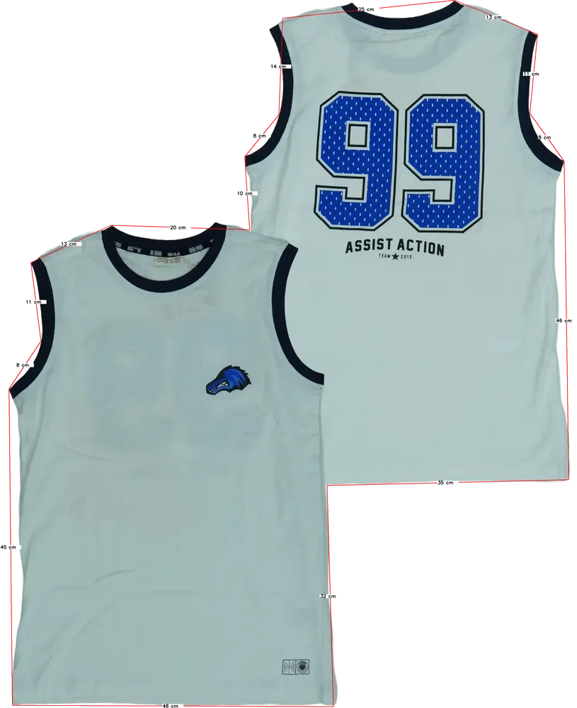 Fehér OVS Fiú / Férfi atléta EU 164 / UK 14 év / US 14 év/XL