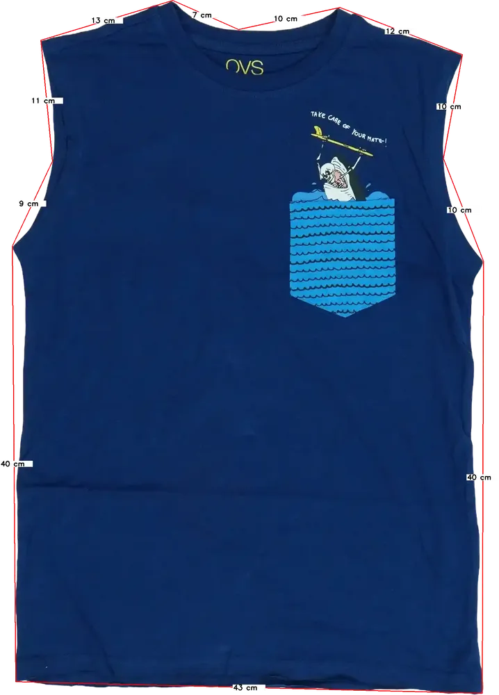 Kék OVS Fiú / Férfi atléta EU 152 / UK 12 év / US 12 év/L