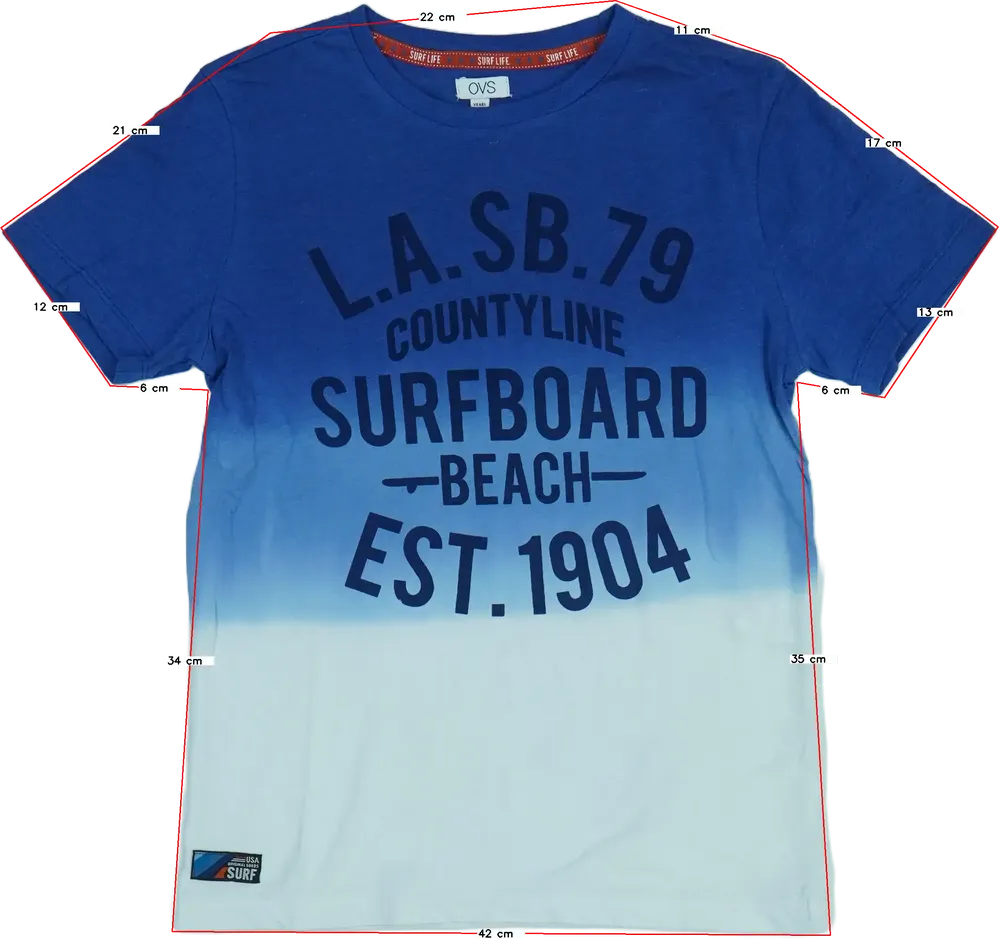 Kék OVS Póló EU 146 / UK 11 év / US 12 év/L