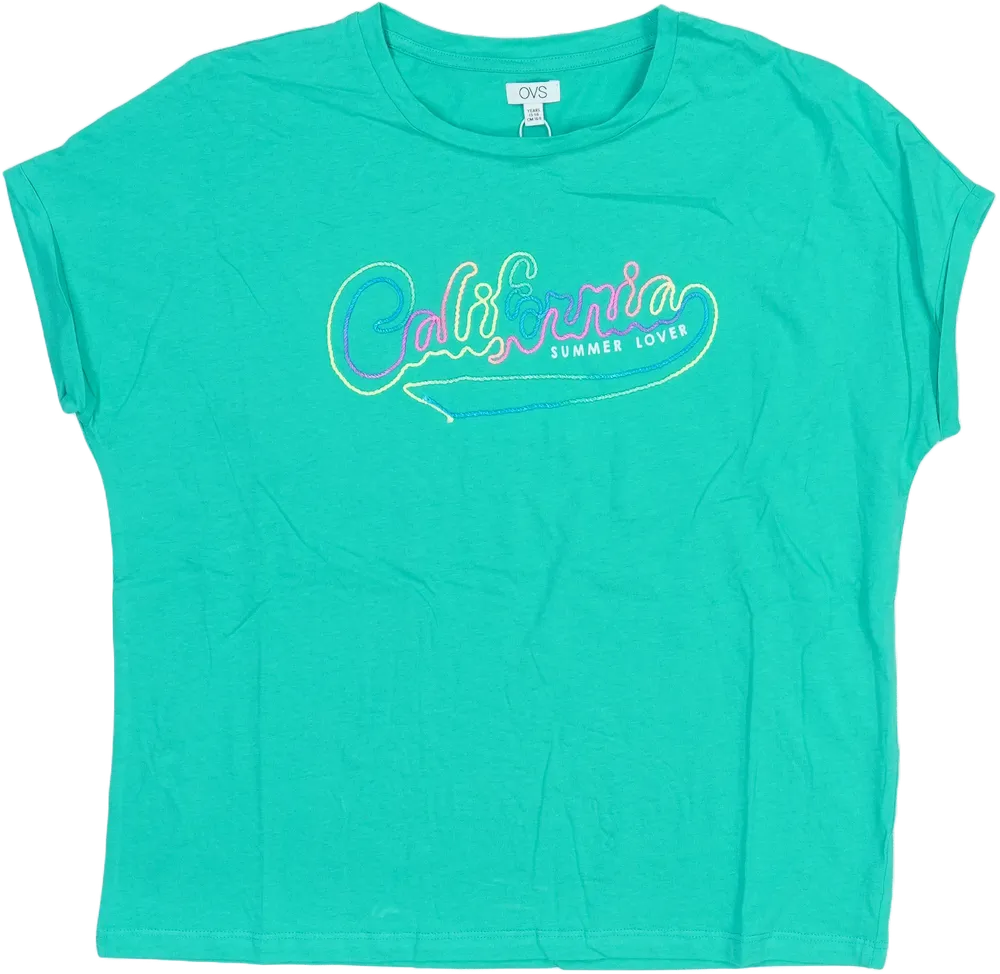 Zöld OVS Póló EU 164 / UK 14 év / US 14 év/XL