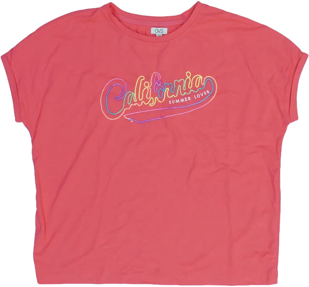 Rózsaszín OVS Póló EU 158 / UK 13 év / US 14 év/XL