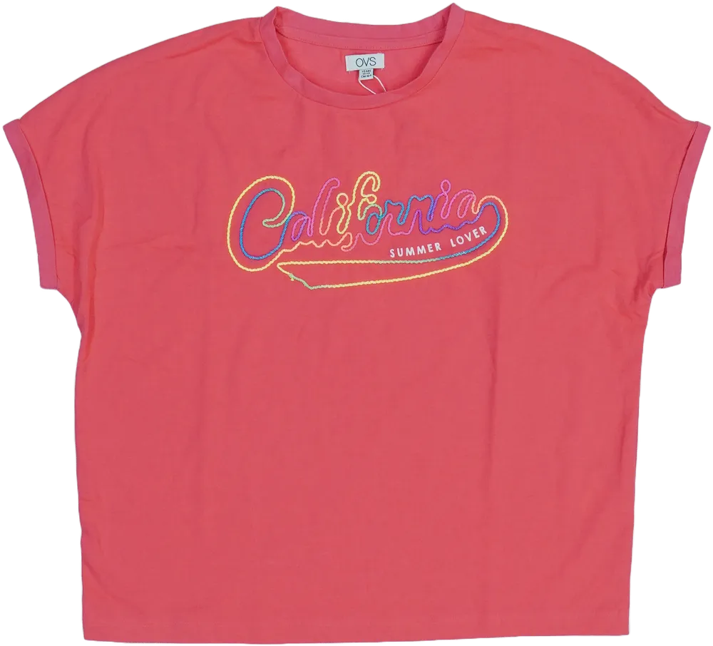 Rózsaszín OVS Póló EU 164 / UK 14 év / US 14 év/XL