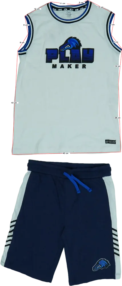 Blue OVS 2-piece set - Top &amp; Bottom EU 152 / UK 12 years / US 12 years/L