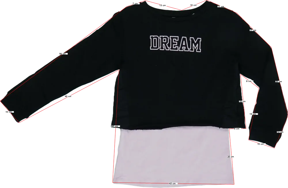 Black OVS 2-piece set - Top EU 146 / UK 11 years / US 12 years/L