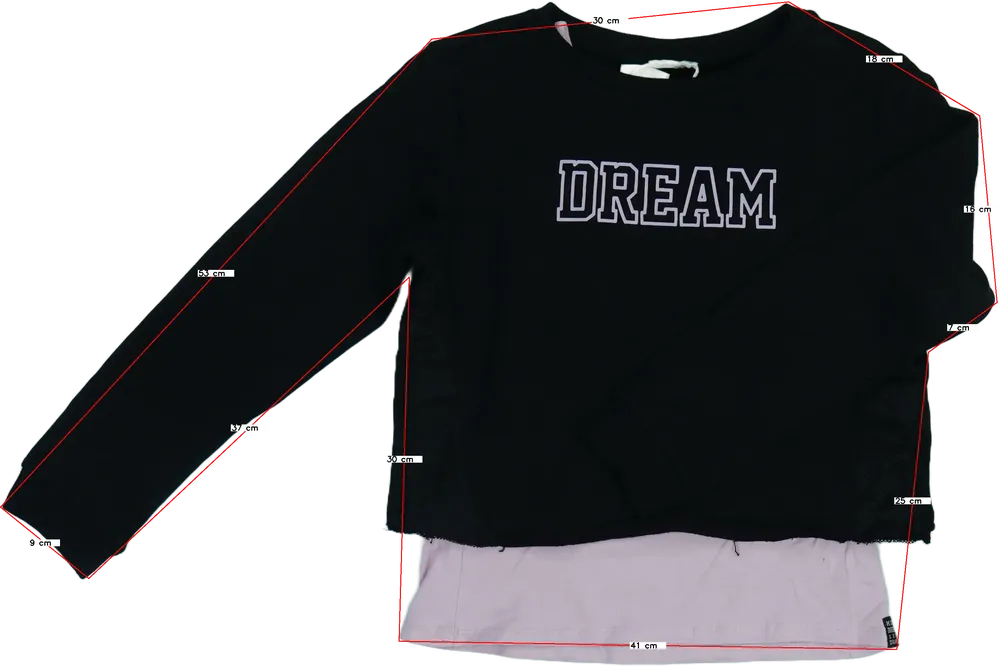 Black OVS 2-piece set - Top EU 152 / UK 12 years / US 12 years/L