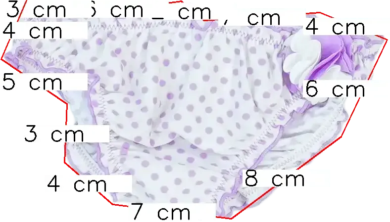 Fehér OVS - Fagottino Bikini EU 92 / UK 2 év / US 2T