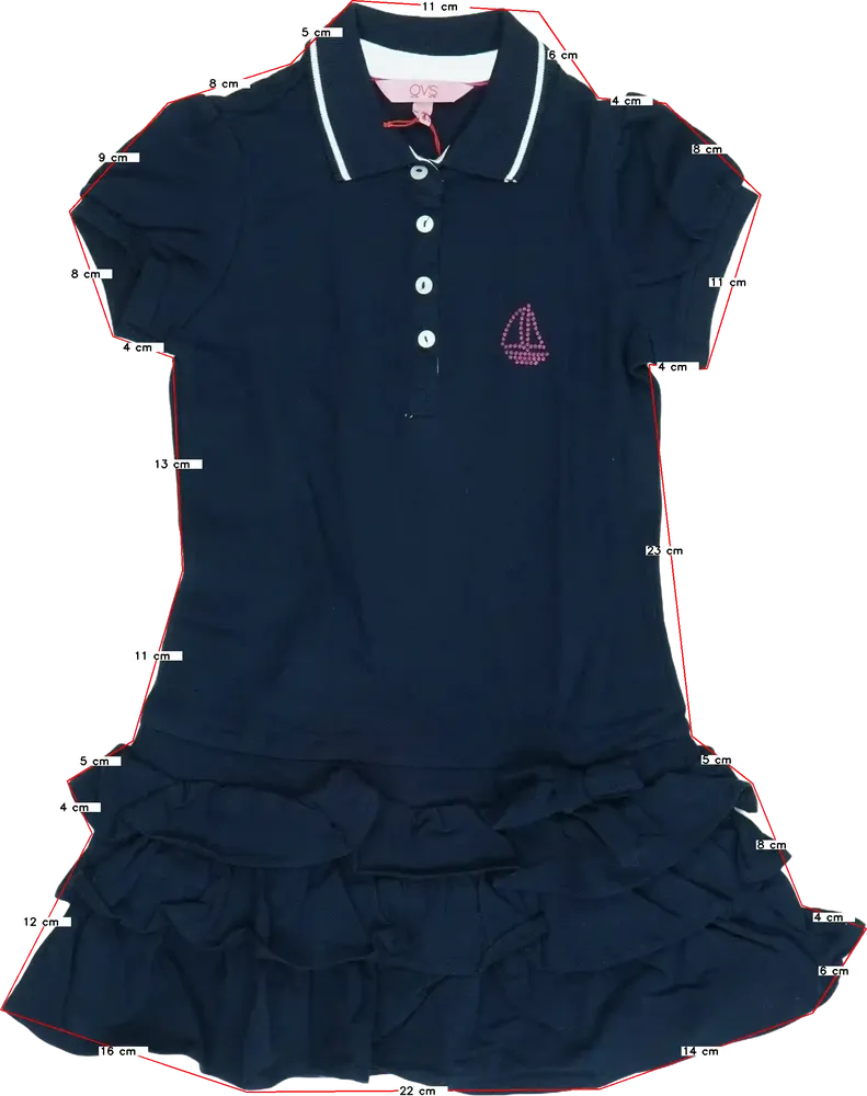 Kék OVS Ruha EU 128 / UK 8 év / US 8 év/M