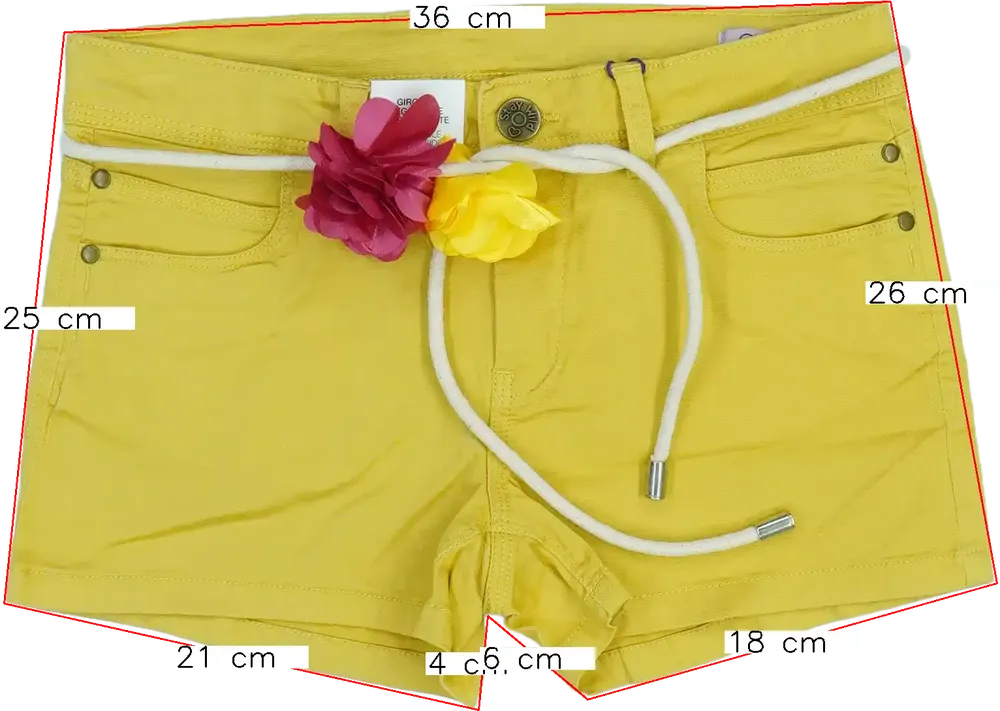 Sárga OVS Rövidnadrág EU 164 / UK 14 év / US 14 év/XL