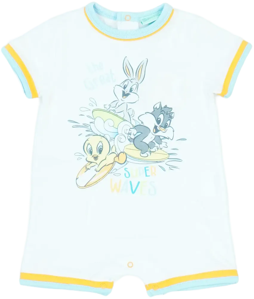 Fehér Looney Tunes Napozó EU 62 / UK 0-3 hónap / US 0-3 hónap