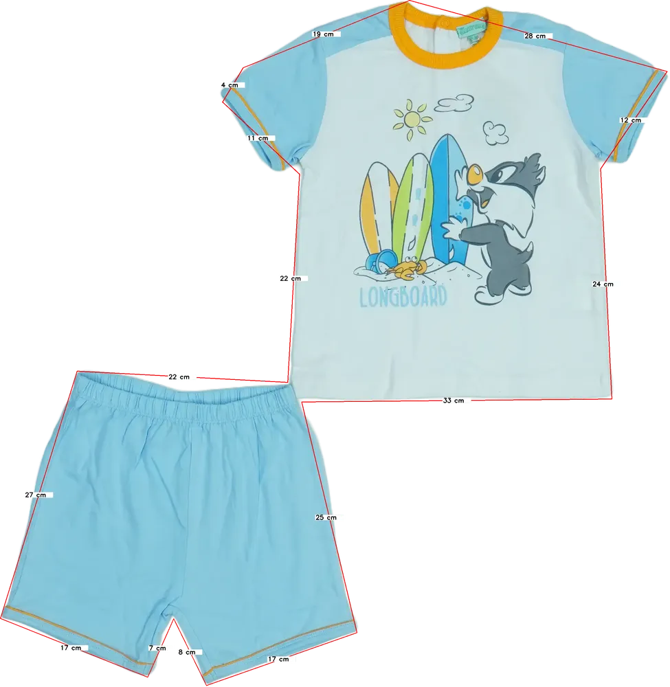Blue OVS - Fagottino 2-piece set - Top &amp; Bottom EU 92 / UK 2 years / US 2T