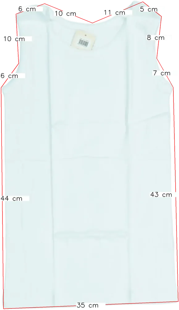 Fehér OVS Fiú / Férfi trikó EU 152 / UK 12 év / US 12 év/L