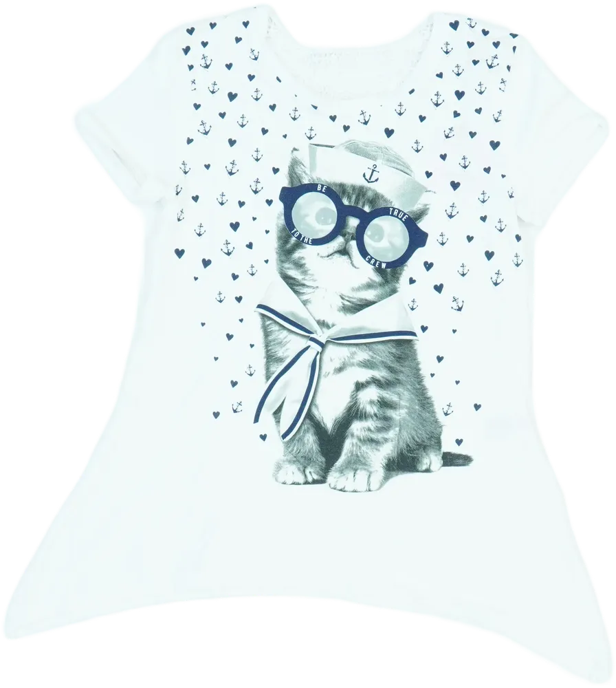 Fehér OVS Póló EU 164 / UK 14 év / US 14 év/XL