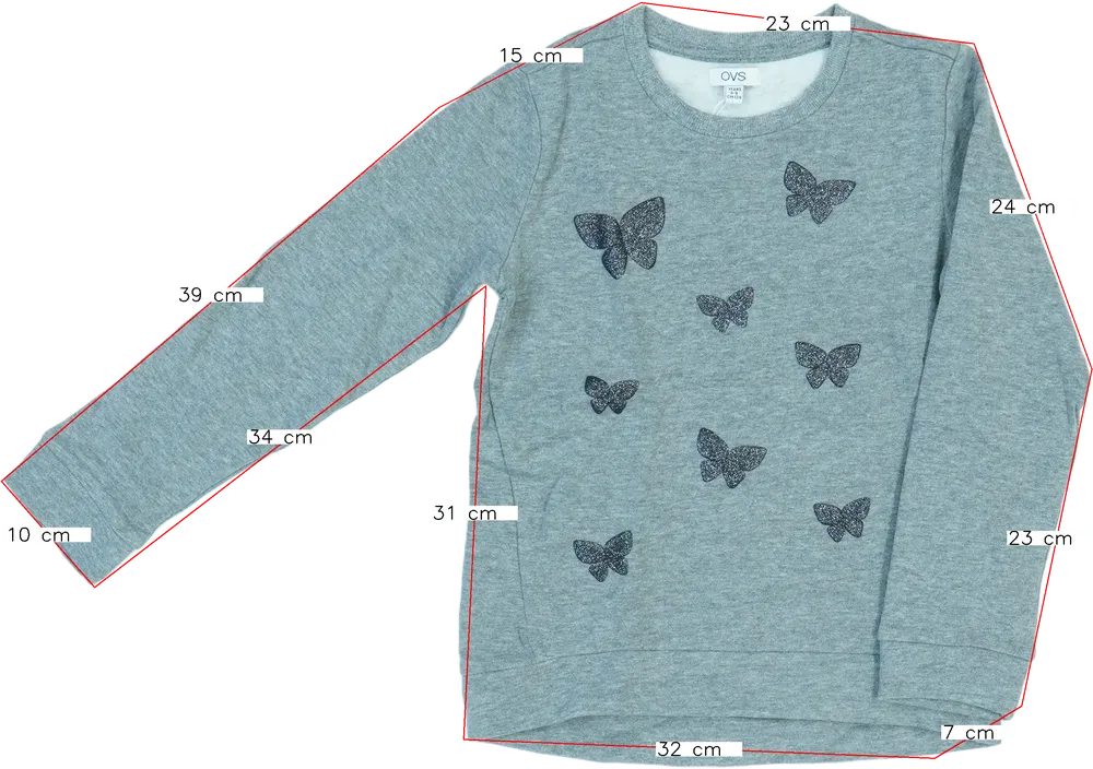 Szürke OVS Pulóver EU 134 / UK 9 év / US 9 év/L