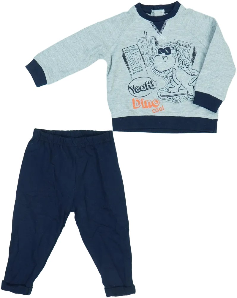 Grey OVS - Fagottino 2-piece set - Top &amp; Bottom EU 74 / UK 6-9 months / US 6-9 months