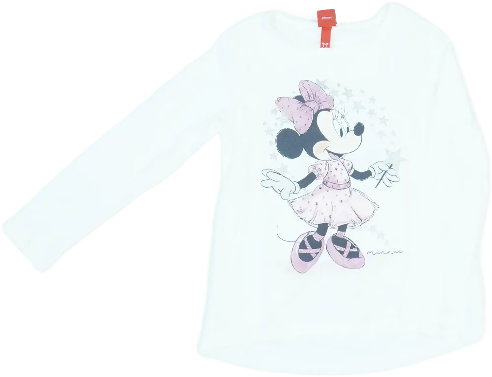 Fehér Disney Hosszú ujjú felső EU 122 / UK 7 év / US 7 év/M