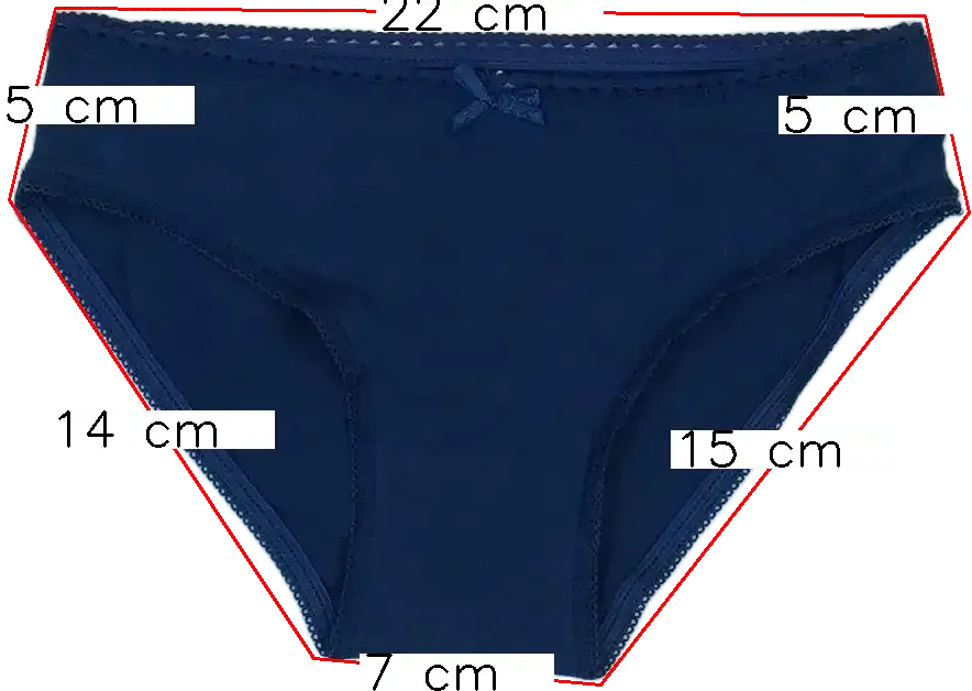 Kék OVS Lányka / Női bugyi EU 98 / UK 3 év / US 3T