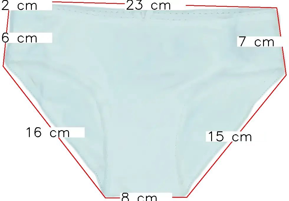 Fehér OVS Lányka / Női bugyi EU 116 / UK 6 év / US 6 év/S