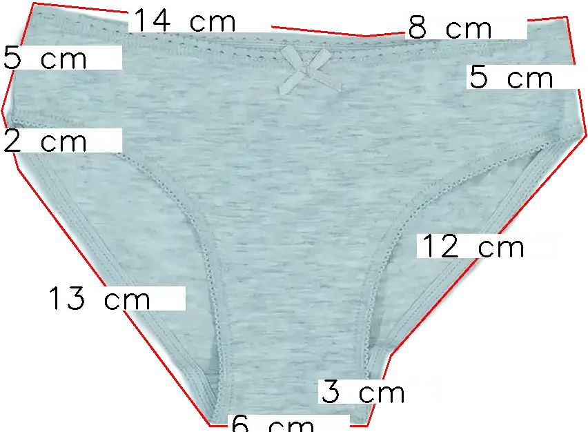 Szürke OVS Lányka / Női bugyi EU 98 / UK 3 év / US 3T