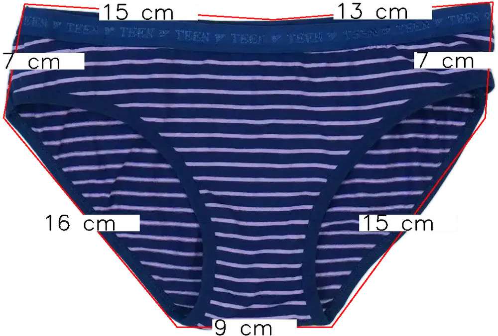 Kék OVS Lányka / Női bugyi EU 152 / UK 12 év / US 12 év/L