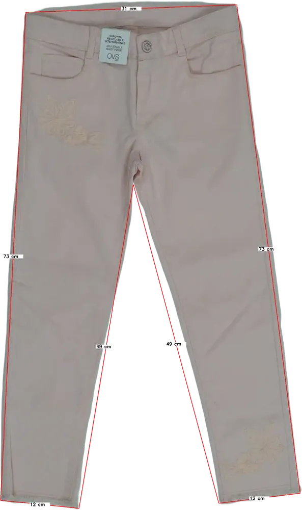 Rózsaszín OVS Hosszúnadrág EU 128 / UK 8 év / US 8 év/M