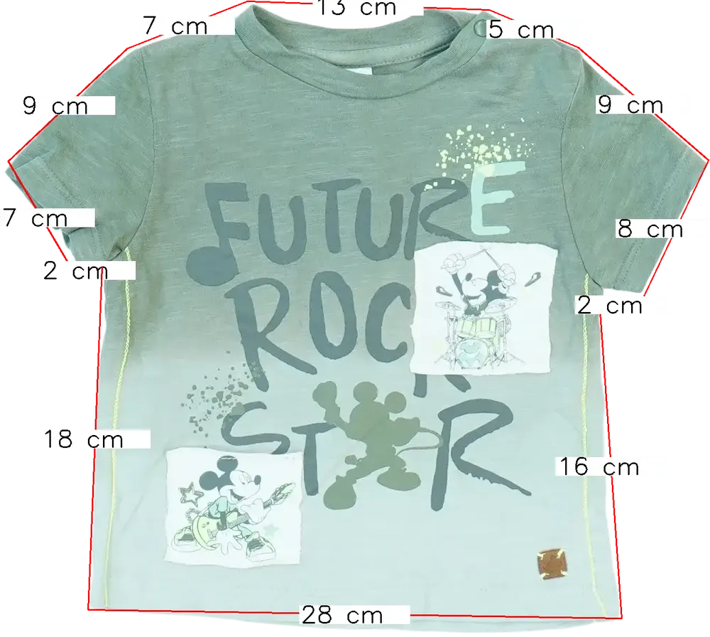 Többszínű Disney Póló EU 74 / UK 6-9 hónap / US 6-9 hónap