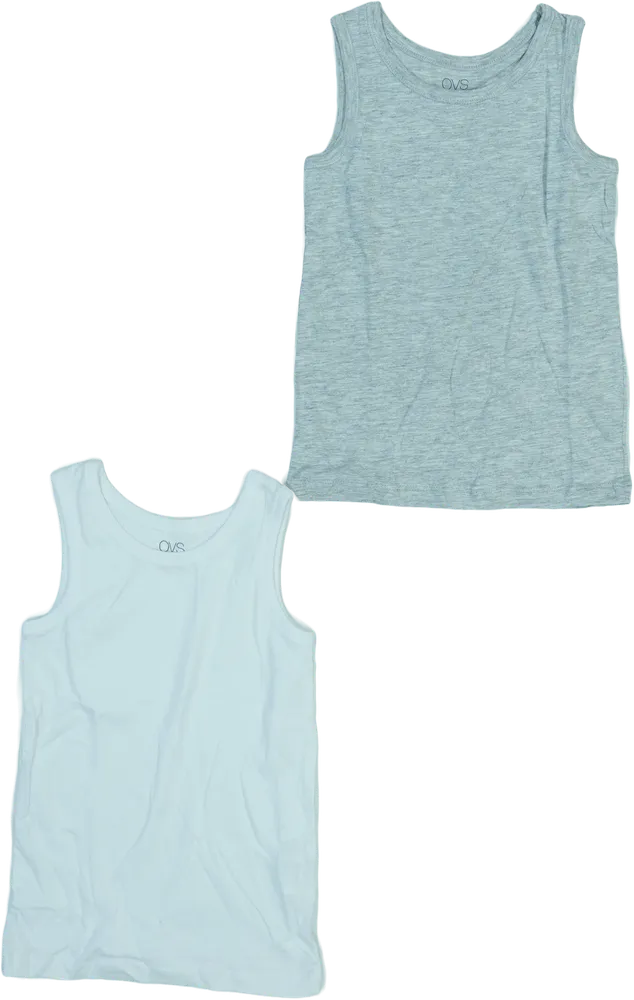 Szürke OVS Csomag - Fiú / Férfi trikók EU 116 / UK 6 év / US 6 év/S