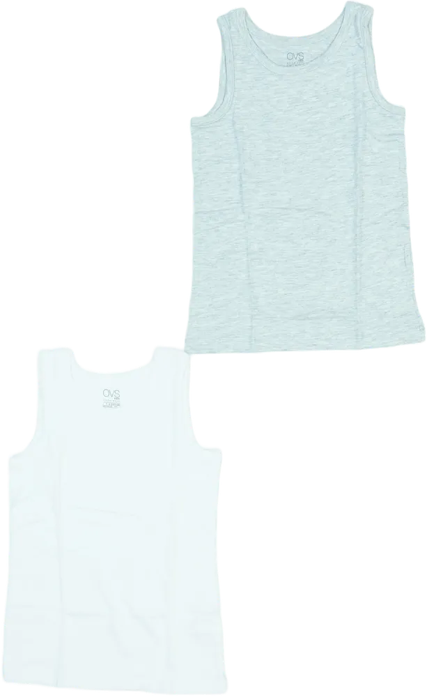 Grey OVS Multipack - Sleeveless shirts EU 128 / UK 8 years / US 8 years/M