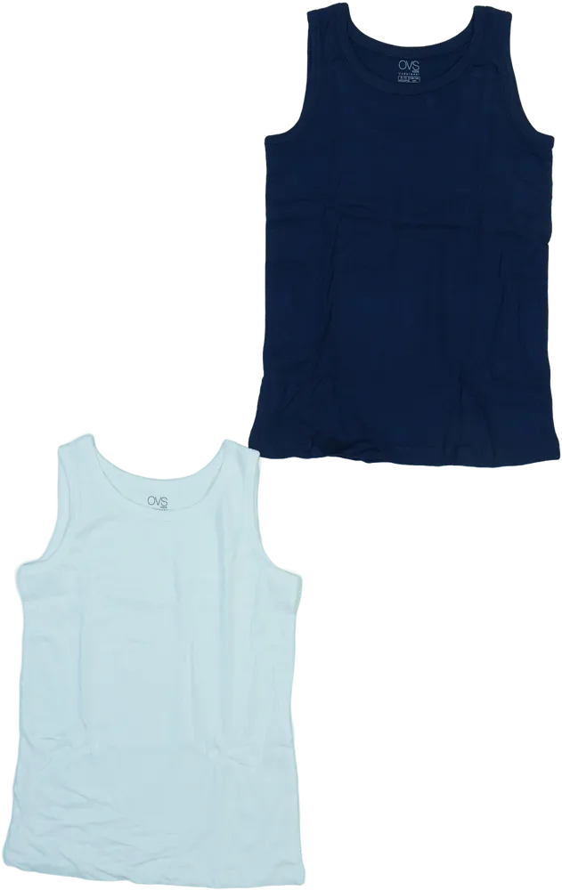 Blue OVS Multipack - Sleeveless shirts EU 140 / UK 10 years / US 10 years/L