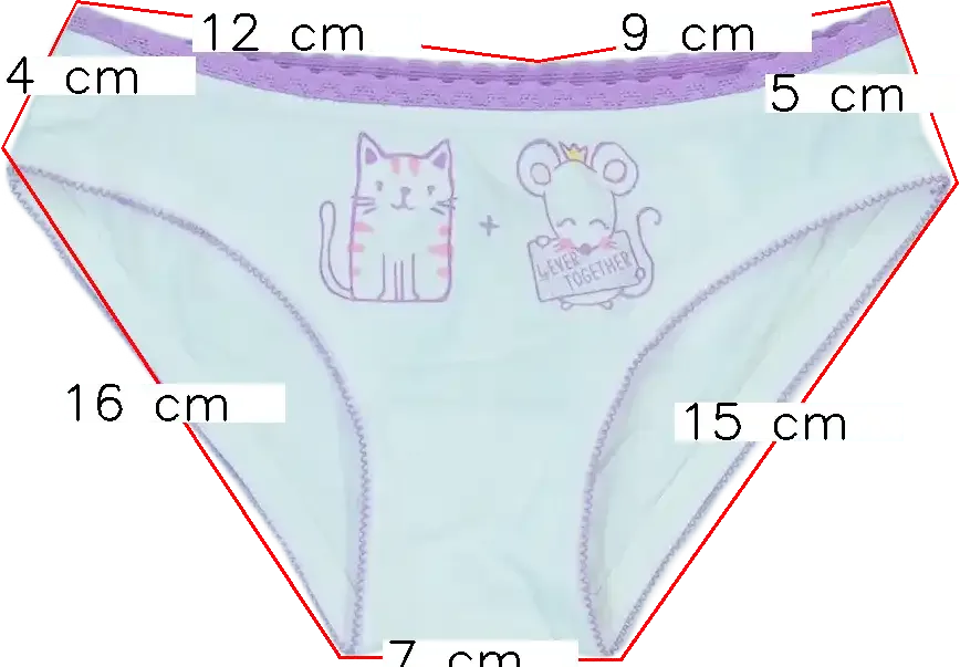 Fehér OVS Lányka / Női bugyi EU 98 / UK 3 év / US 3T